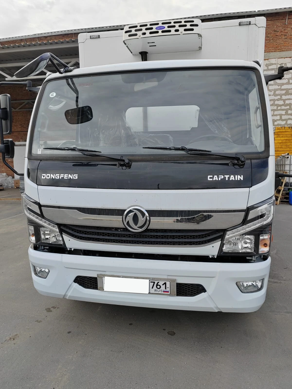 Пример установки на Фургон рефрижератор Dongfeng