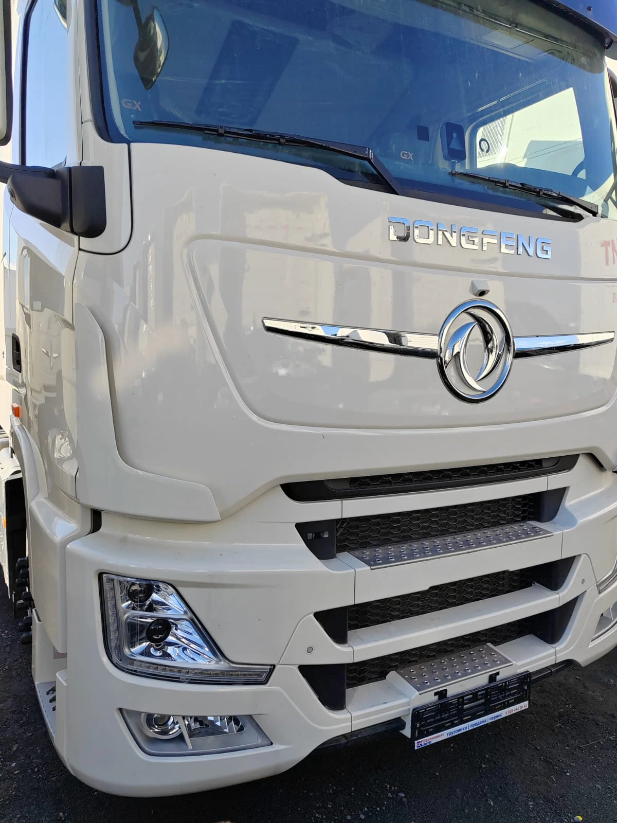 Пример установки на Тягач Dongfeng GX